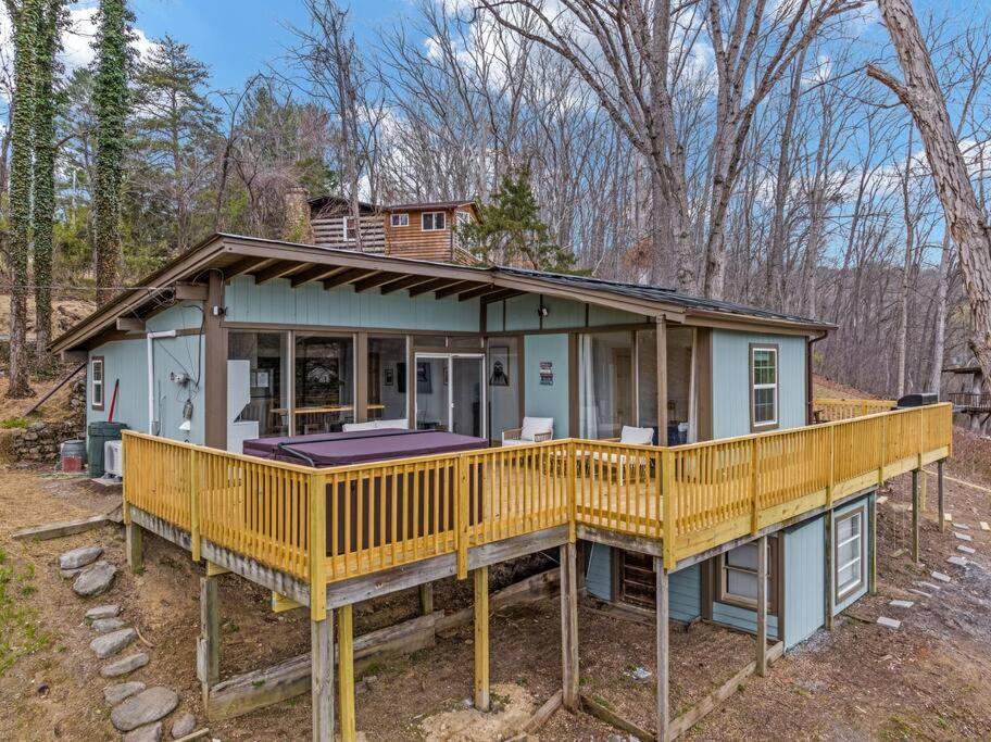 Lazy Lake 3Br Cabin W/ Mtn Views + Hot Tub +Wi-Fi Luray Esterno foto