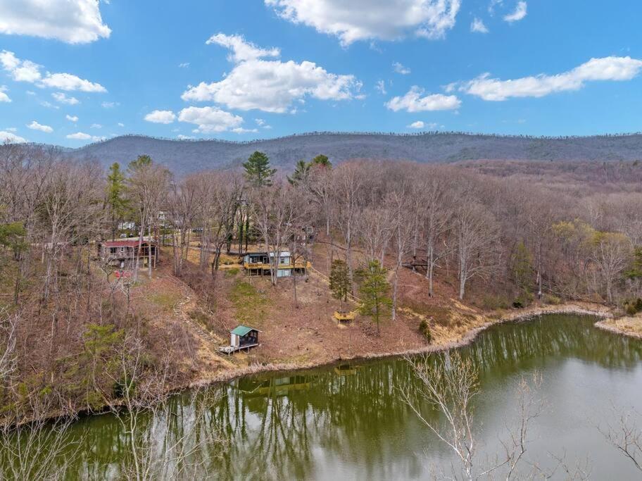 Lazy Lake 3Br Cabin W/ Mtn Views + Hot Tub +Wi-Fi Luray Esterno foto