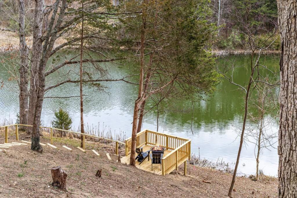 Lazy Lake 3Br Cabin W/ Mtn Views + Hot Tub +Wi-Fi Luray Esterno foto